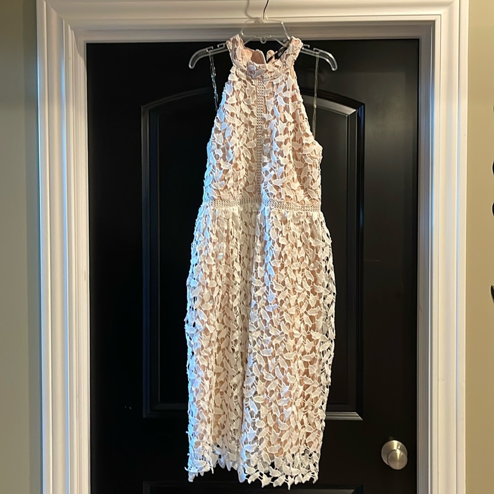 Beautiful Ivory Dress by Lisa Luxe Size Medium